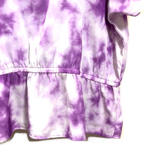 🌟SALE🌟🌼LANE BRYANT Purple Tie Dye Top🌼 - Picture 6 of 13